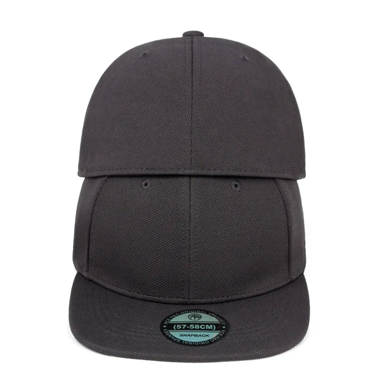 Not Adjustable Back Closed Snapback Caps Men Quality Hip Hop Fitted Hats Adult Solid Color Baseball Hats