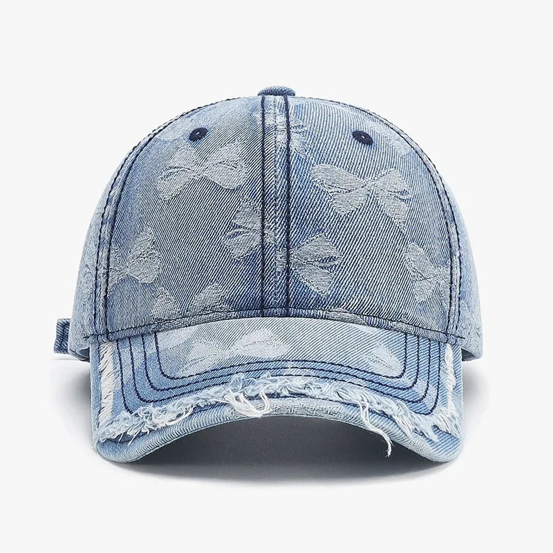 Washed Denim Vintage Baseball Cap