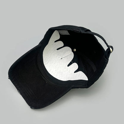 Broken Style Cross Star Letter Embroidery Baseball Hats
