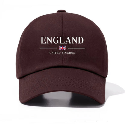 Fashion Casual England Print Baseball Cap Adult Child Minimalist Retro Style Casual Soft Adjustable Perfect As Gift Baseball Cap