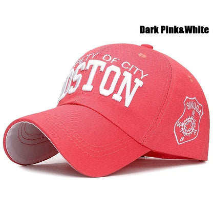 Soft Top Sports Baseball Cap Cotton 3D Embroidery