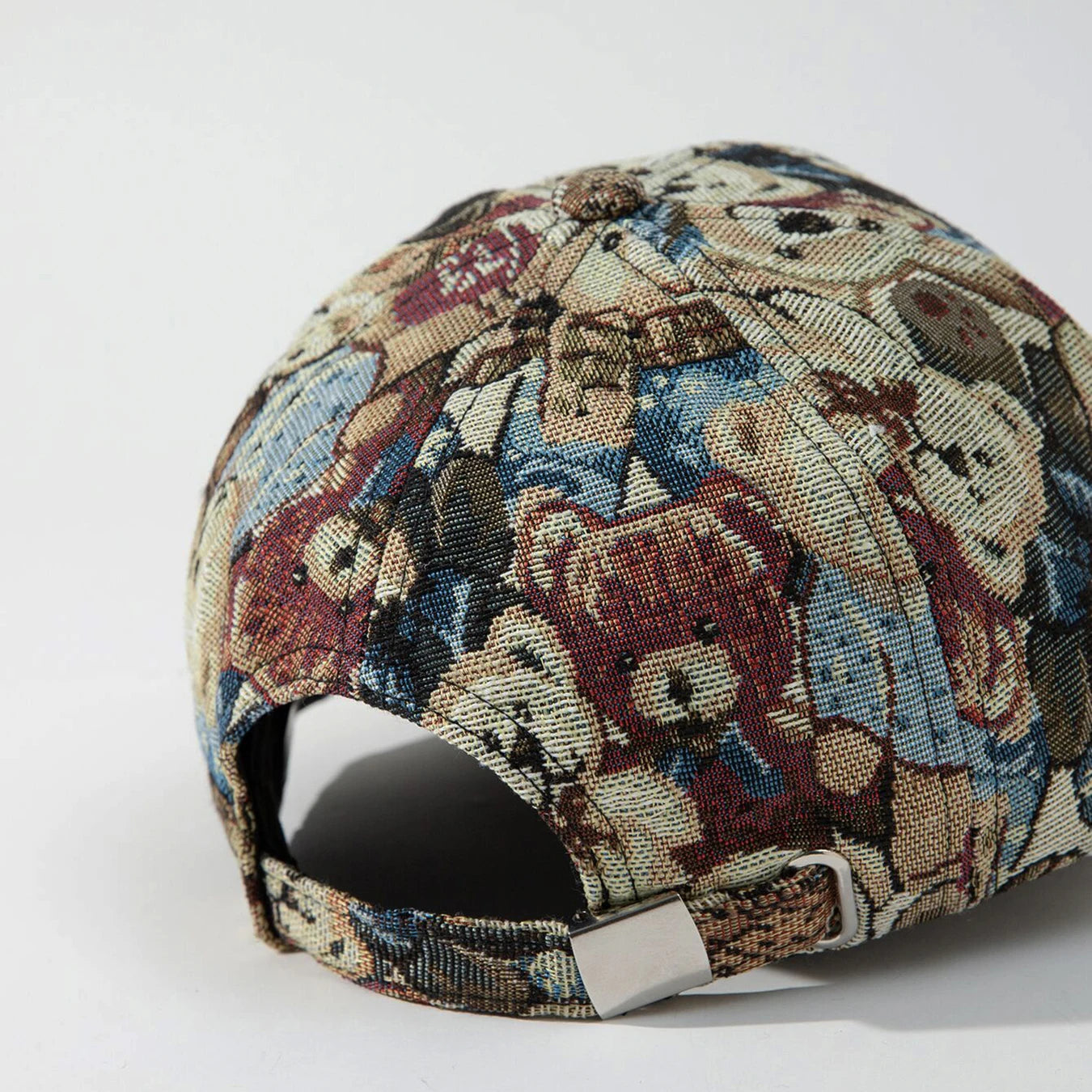 Fashion Trend Full Print Cartoon Cute Bear Baseball Cap