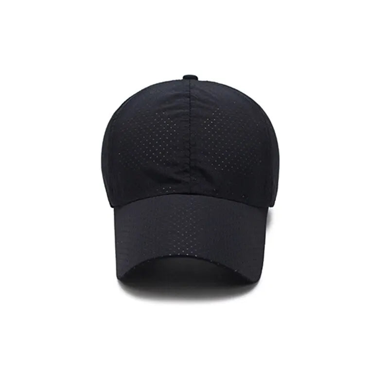 Hat Men Spring Summer Solid Color Mesh Cap Baseball Cap
