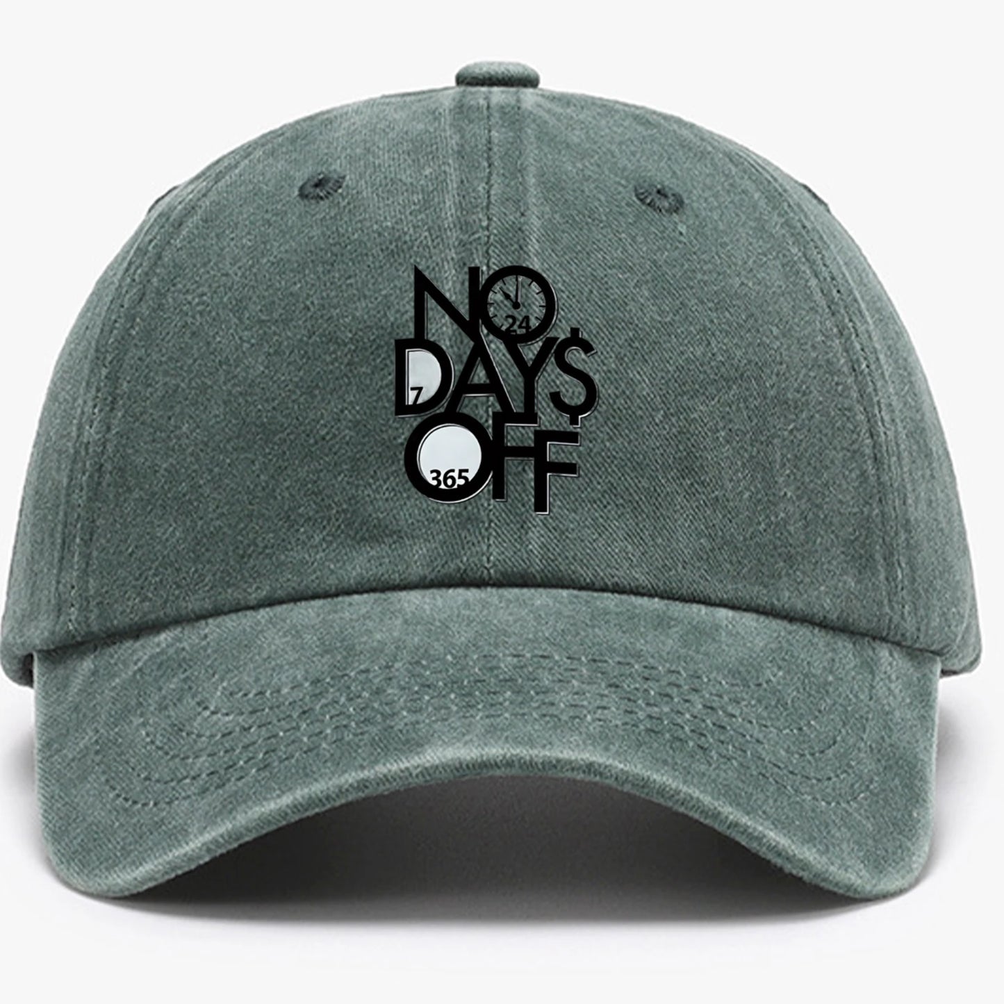 Adjustable Alphanumeric Printed Baseball Cap