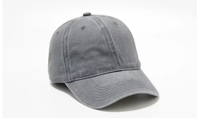 Baseball Cap Washed Daddy Hat Outdoor Cap Sand Washed Old Cowboy Hat Soft Top Sun Hat Embroidery