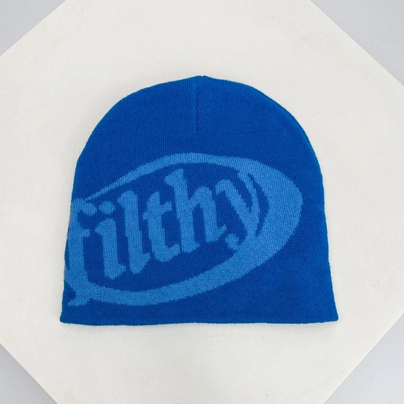 Autumn And Winter New Unisex European Style Letter Knitted Hats
