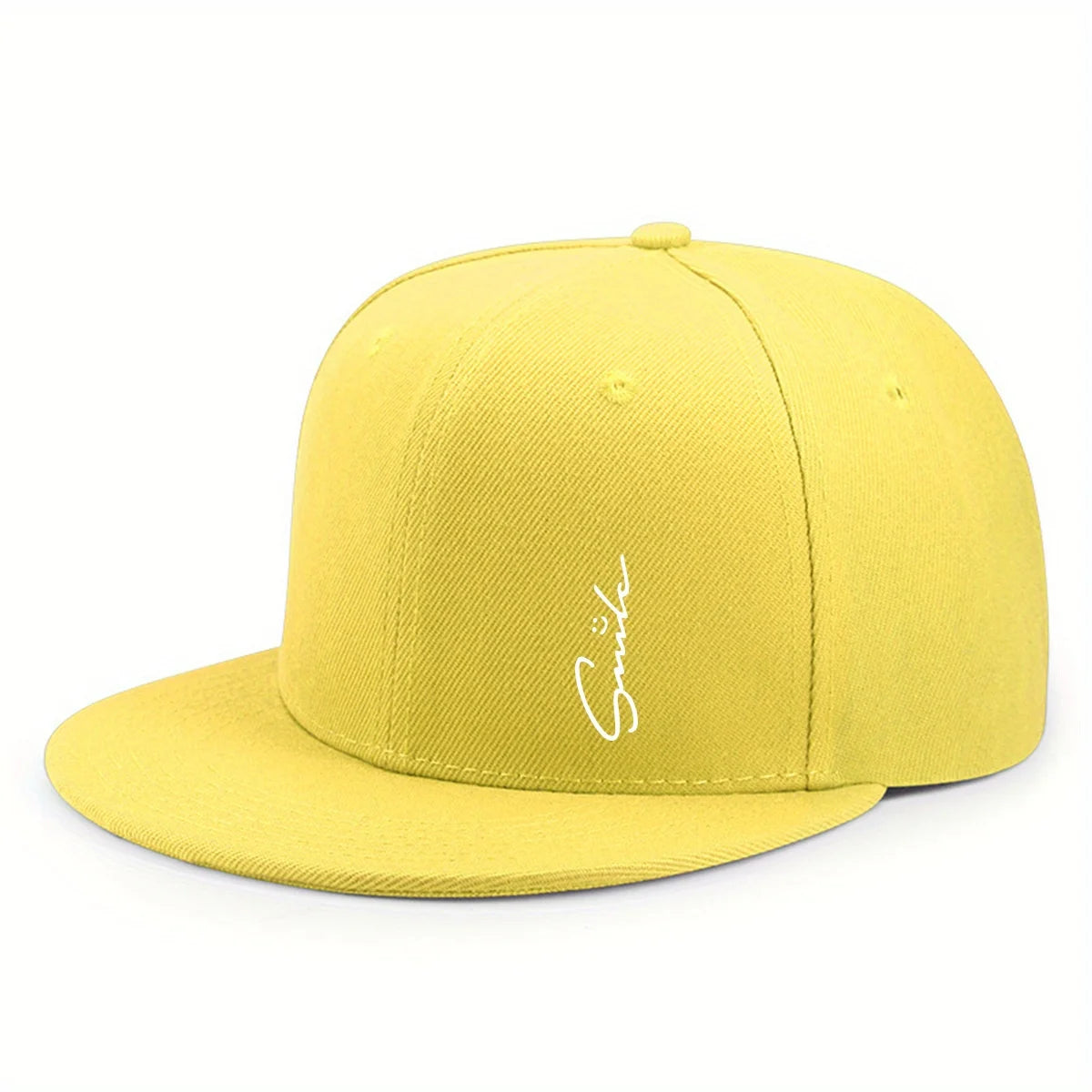 Lettered Smiley Face Print Stylish Baseball Cap