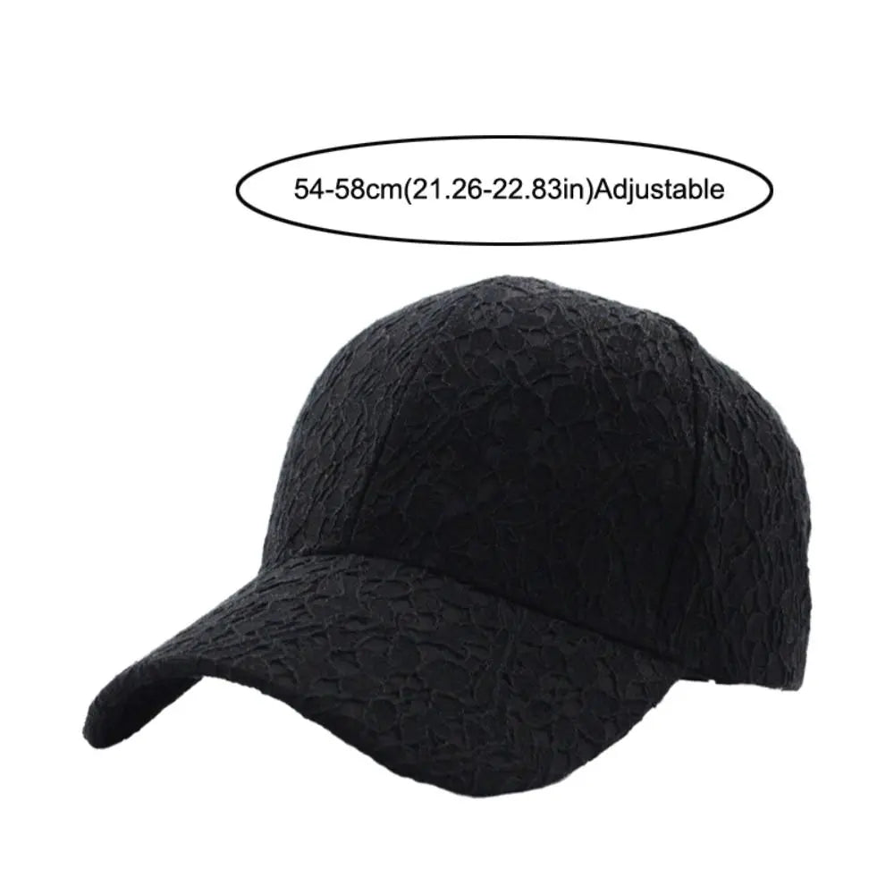 Elegant Breathable Floral Lace Baseball Cap