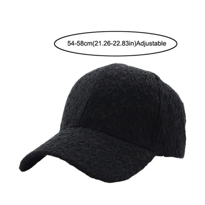 Elegant Breathable Floral Lace Baseball Cap