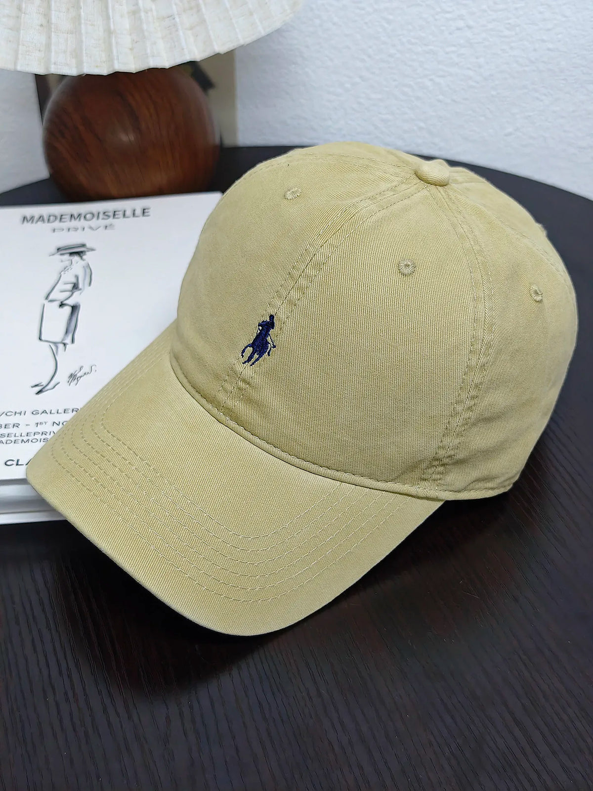 New Trendy Pony Embroidered Baseball Cap Showing Face Small Leisure Sports Cap