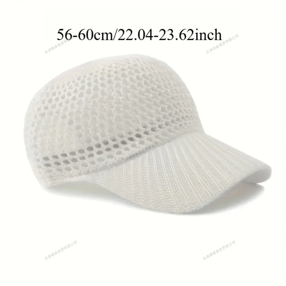 Portable Adjustable Mesh Sun Hat With Ventilation Hole UV Protection