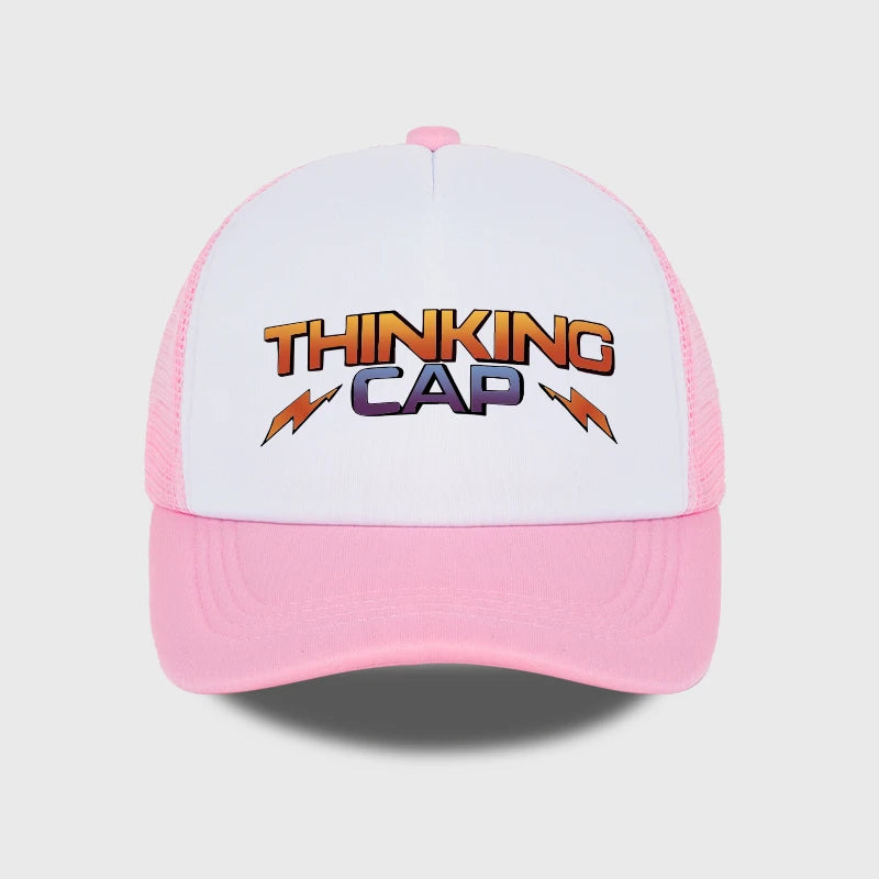 Thinking Cap Printed Mesh Baseball Cap Outdoor Mesh Baseball Cap
