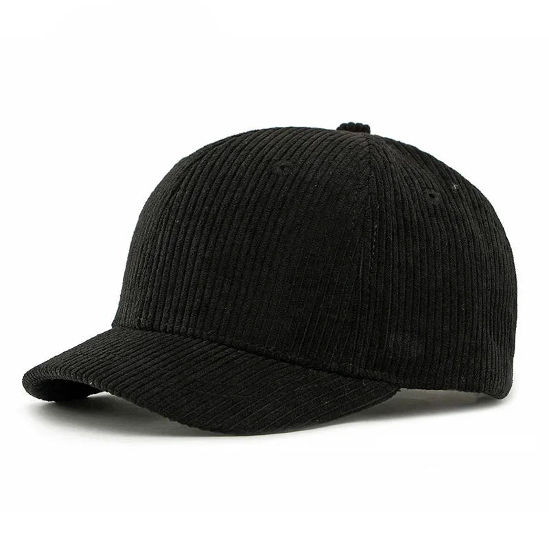 Winter Cotton Solid Casquette Warm Baseball Cap