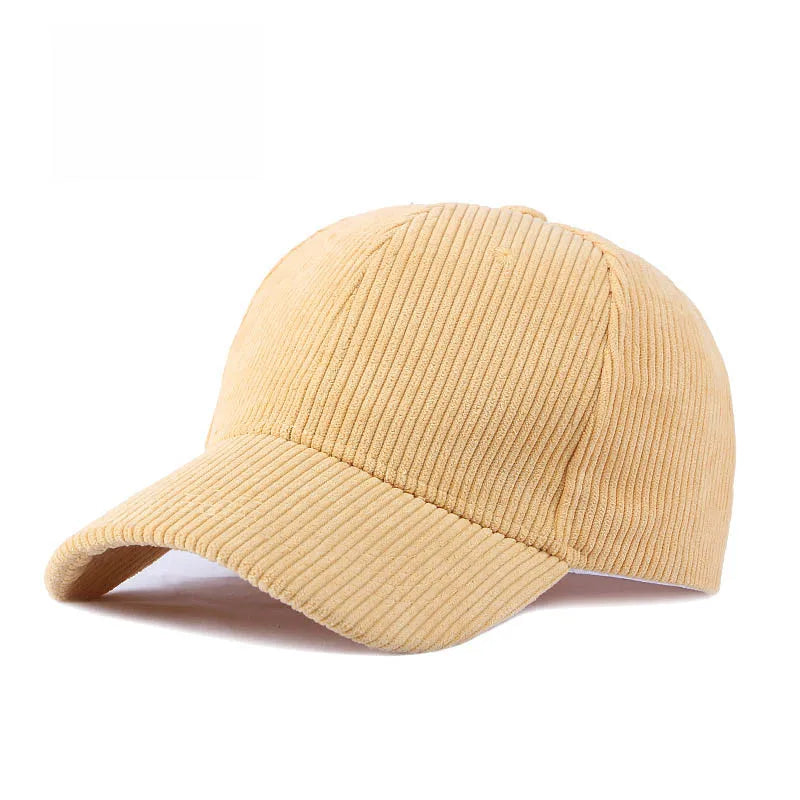 Fashion False Suede Baseball Caps For Men Women Autumn Winter
