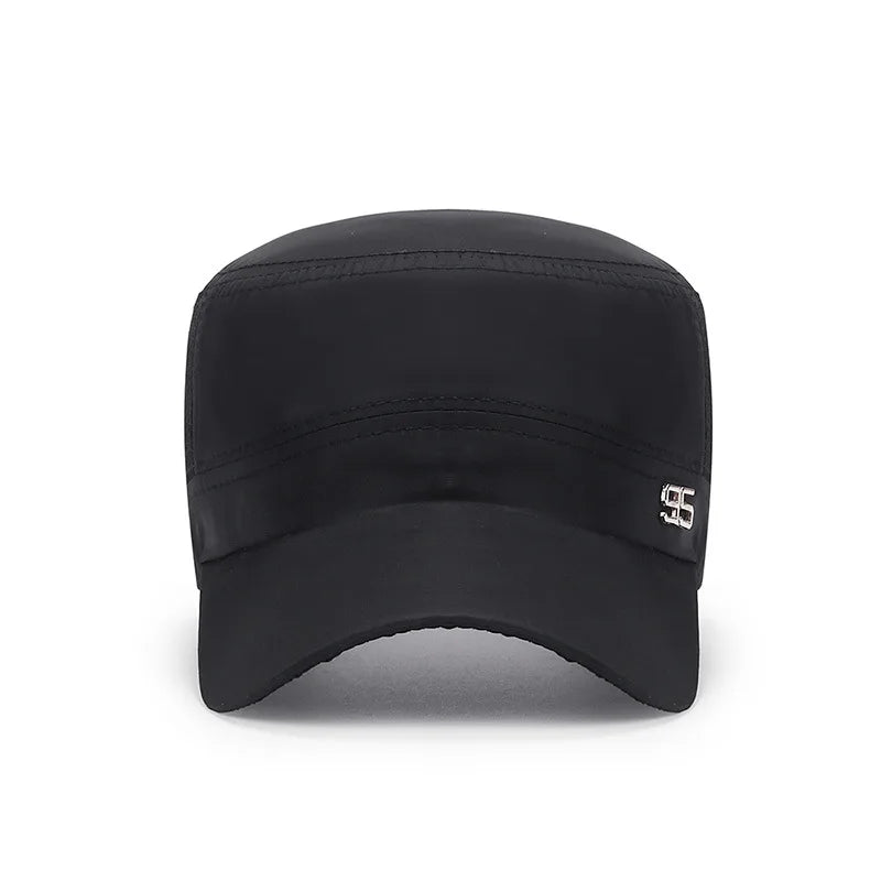 Military Cap Flat Top Hat Men's Baseball Hat