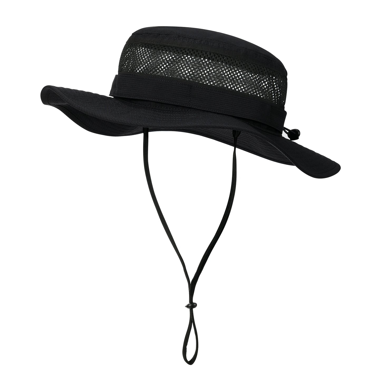 Men Breathable Cowboy Boonie Hat