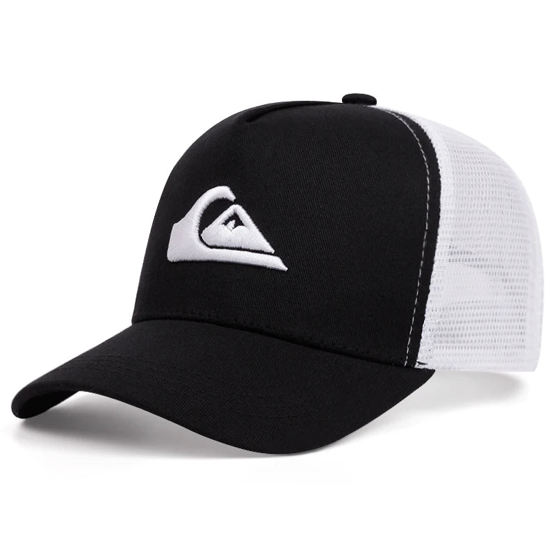 Simple Symbol Triangle Surfing Embroidery Outdoors Baseball Cap Summer