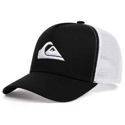 Simple Symbol Triangle Surfing Embroidery Outdoors Baseball Cap Summer