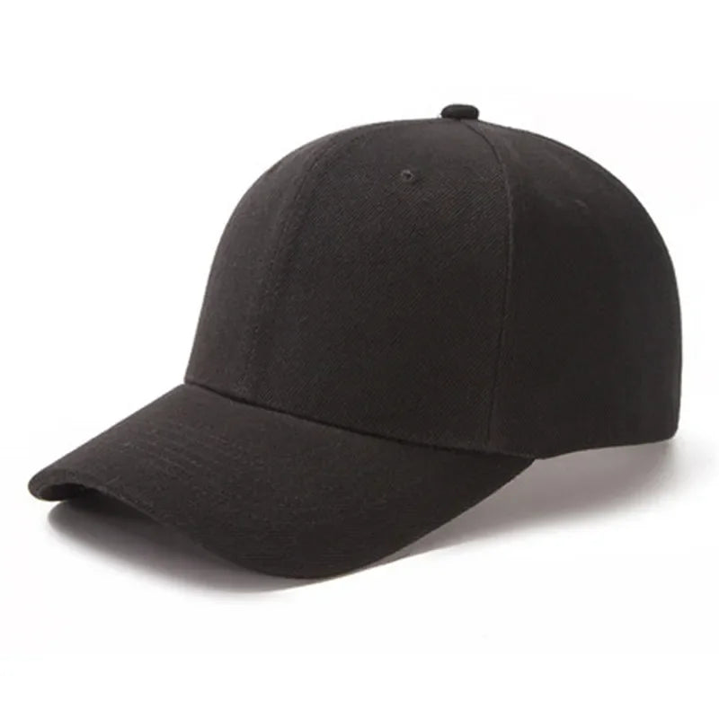 Unisex Cap Casual Plain Baseball Cap Adjustable Snapback Hats