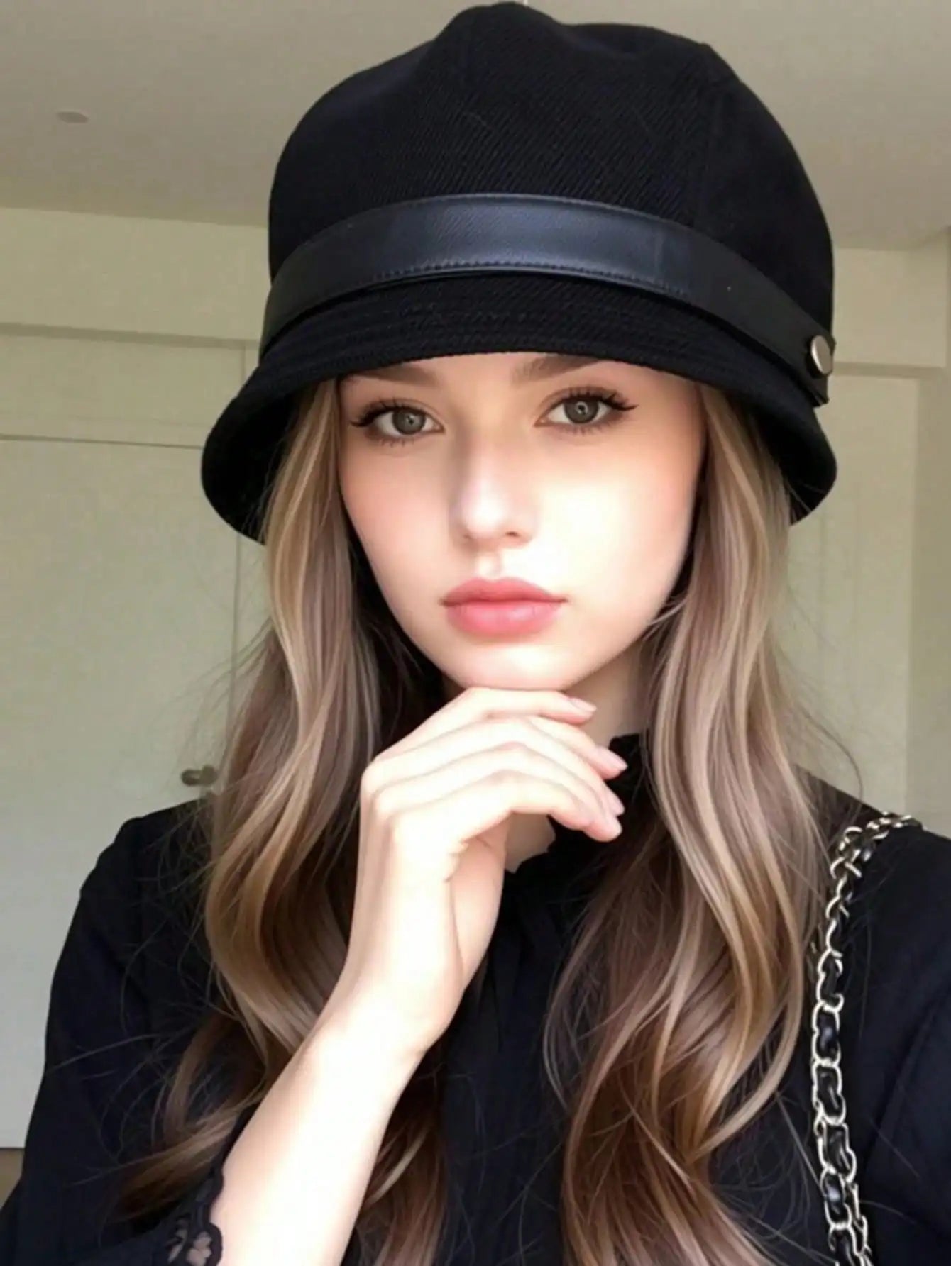 Women's Corduroy Bucket Hat, Korean Style Versatile Cap