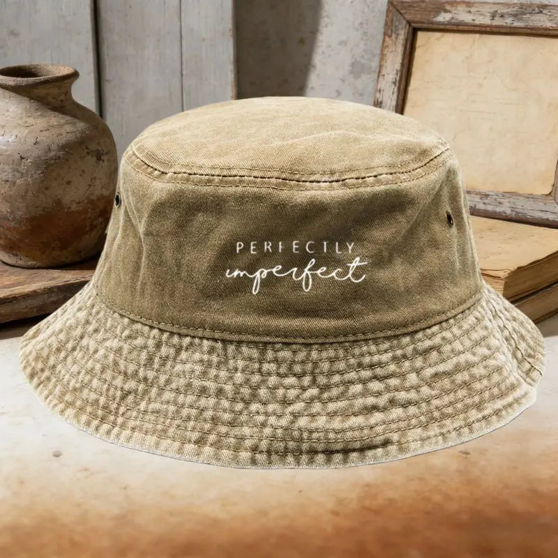 Vintage Washed "Perfectly Imperfect" Bucket Hat