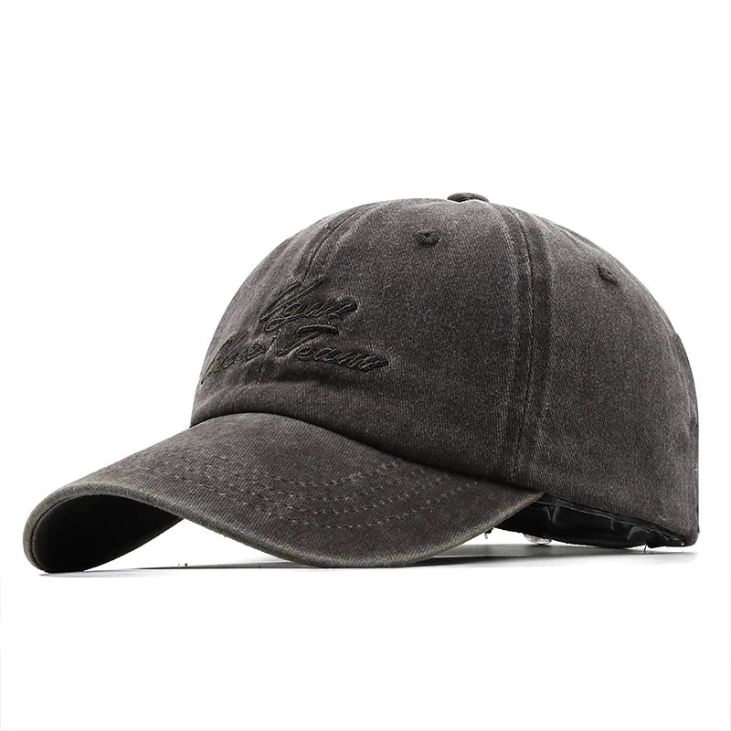 Girl Washed Baseball Cap Hip Hop Vintage Hat