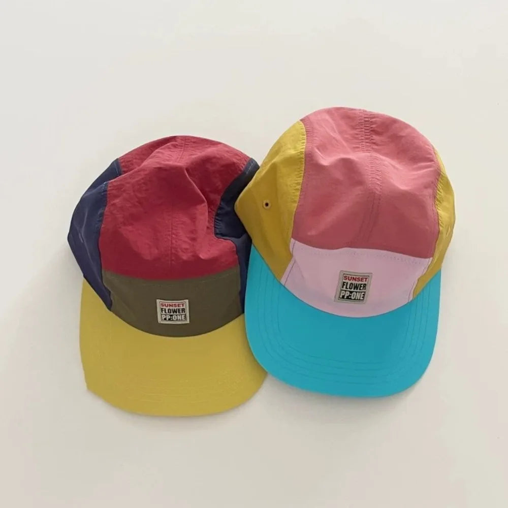 Casual Japanese Style Hip-Hop Hats 5 Panel Quick-Drying Flat Brimmed Baseball Cap