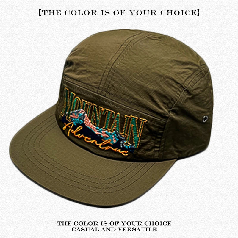 Men Women Mountain Letters Embroidery Baseball Hats