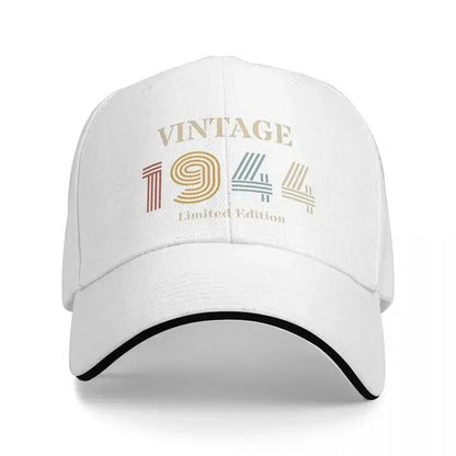 Summer Baseball Cap 1944 Vintage Birthday Gift Merch For Men Women