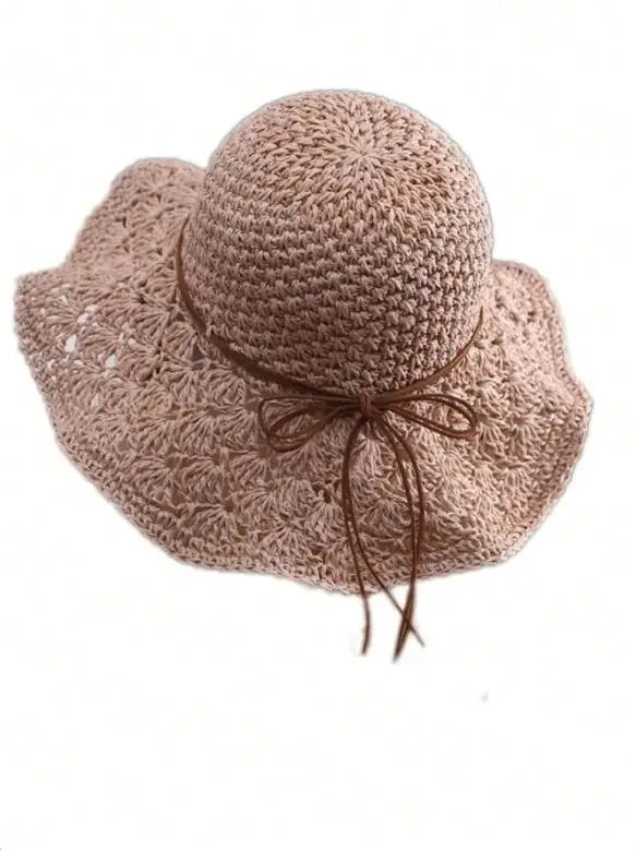 Women’s Summer Wide-Brimmed Foldable Panama Hat