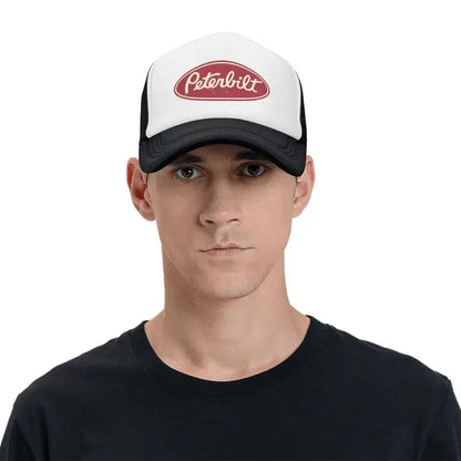 Peterbilt Truck Racing Men Mesh Baseball Caps