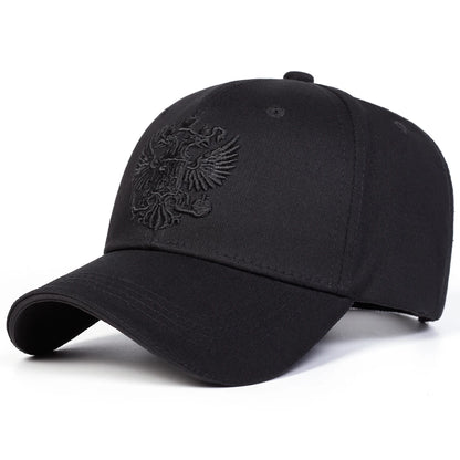 Unisex Double-headed Eagle Embroidery Baseball Caps Spring Autumn