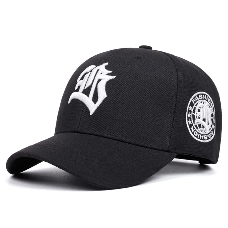 2026 New Creative Skateboard Hat Gothic Letter Embroidered Hip-Hop Hat