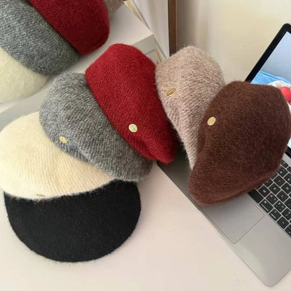 2026 New Korean Style Winter Beret Cap For Women