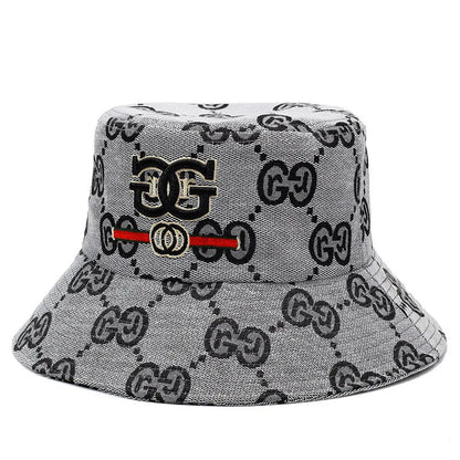 Luxury Trendy Fisherman Hat, Light Luxury Floral Print Hat for Men and Women