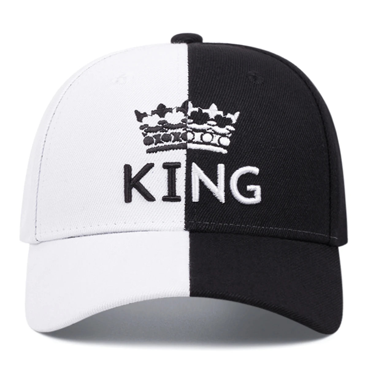 King Crown Double Color Embroidered Men's Trendy Baseball Hat Hip Hop Hat Women's