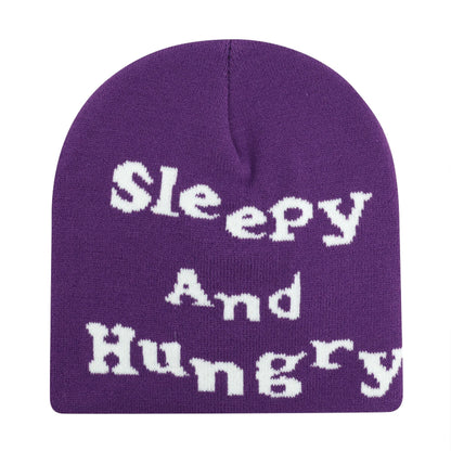 Y2k Letter Butter Knit Hats Skullies Beanies Autumn Winter Warm Hat