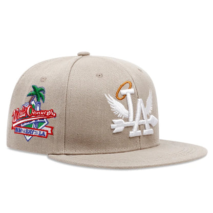 Letter Wing Pattern Side Coconut Tree Embroidery Fashion Baseball Hat