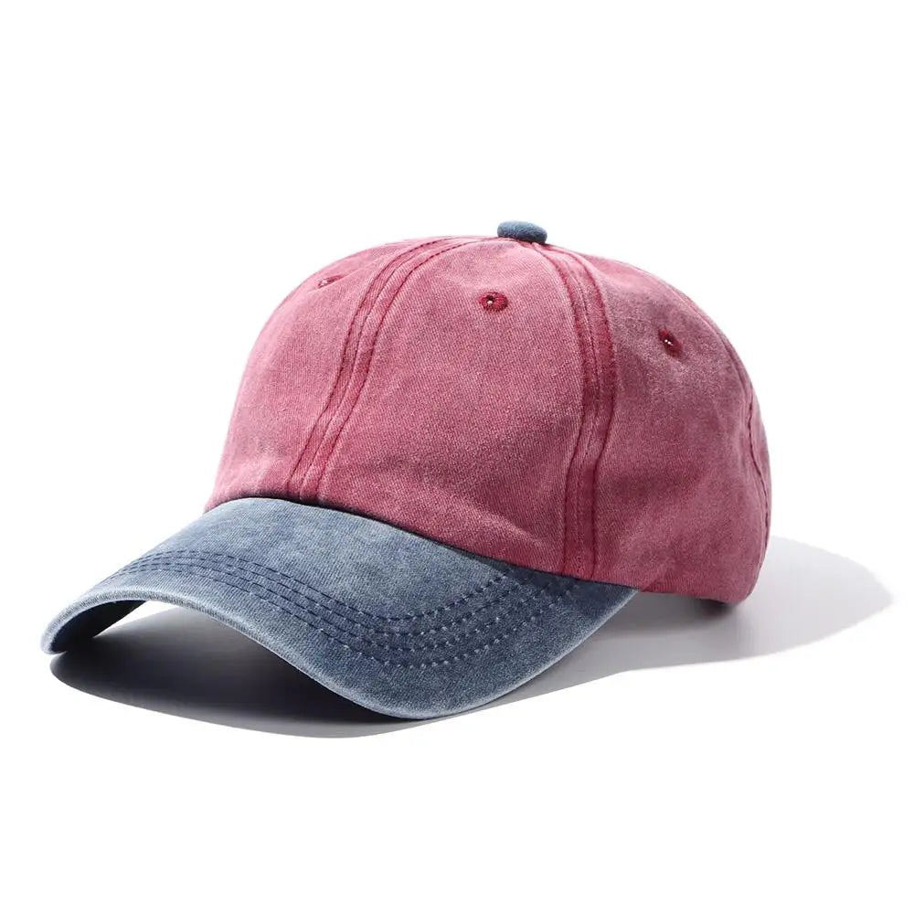 Sports Adjustable Vintage Distressed Faded Caps