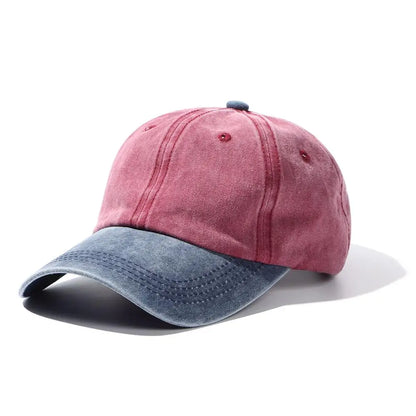 Sports Adjustable Vintage Distressed Faded Caps