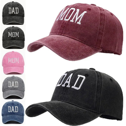 Fashion Dad Mom Embroidery Baseball Caps