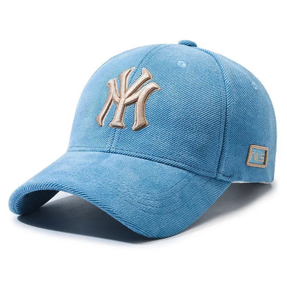 Couple Embroidered Letters Baseball Cap Adjustable Unisex Fashion Matching Sun Hat Trendy Casual Duck Bill Cap