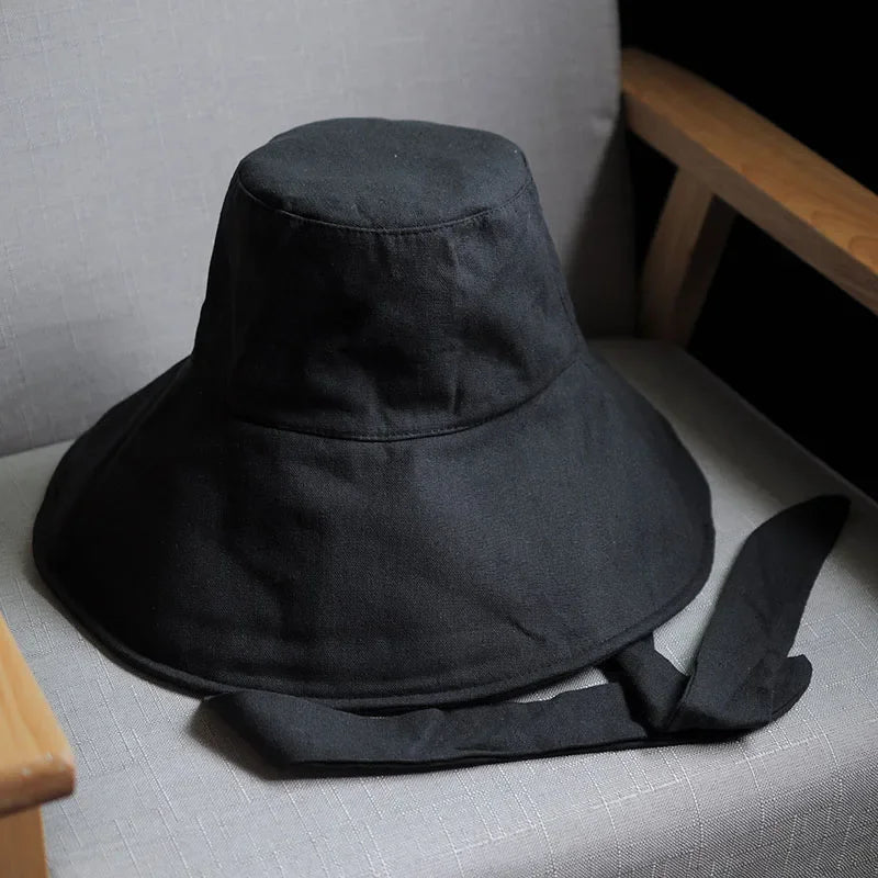 New Summer Spring Japanese Tie Bucket Hat