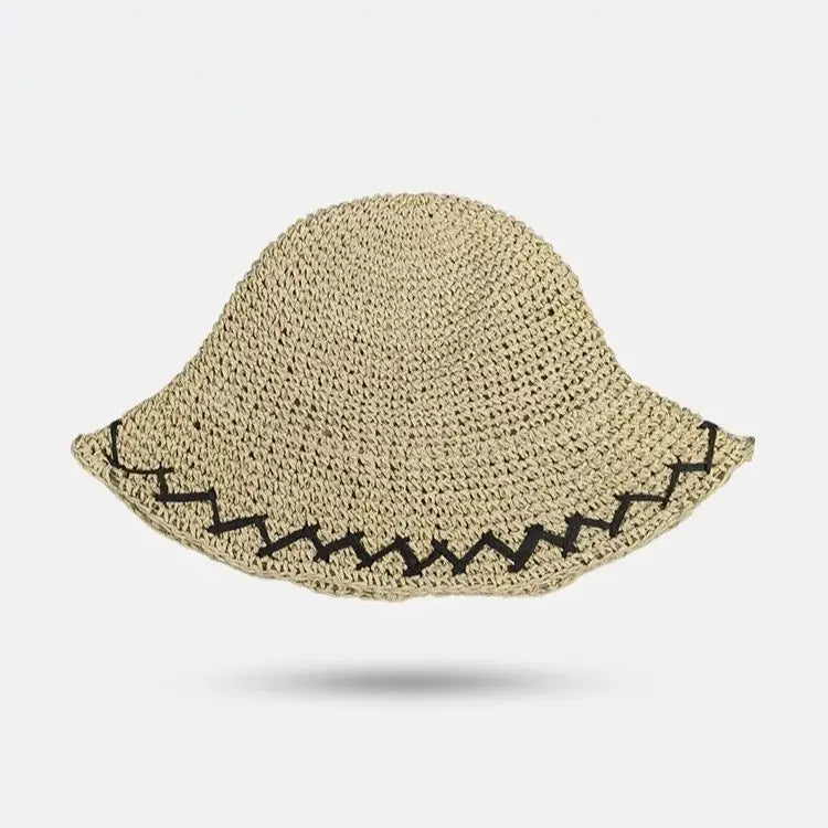 Summer Sun Protection Hat Beach Straw Fisherman's Hat