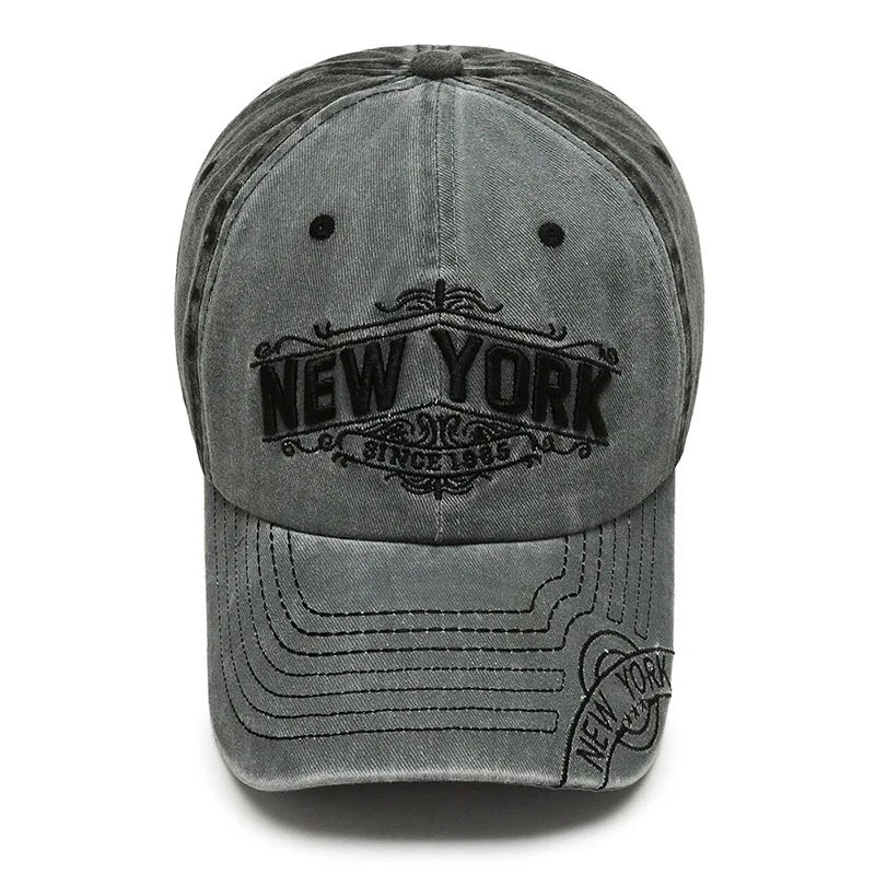 Fashion Patchwork Baseball Hat For Women Men Vintage
