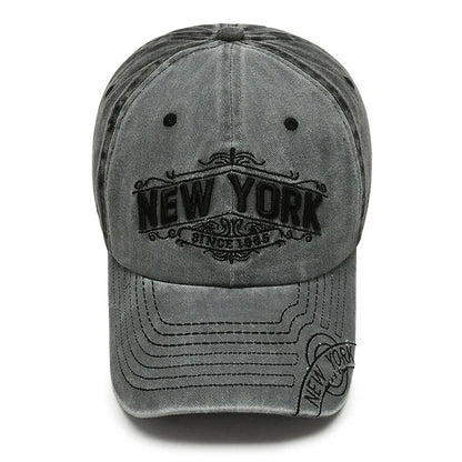 Fashion Patchwork Baseball Hat For Women Men Vintage
