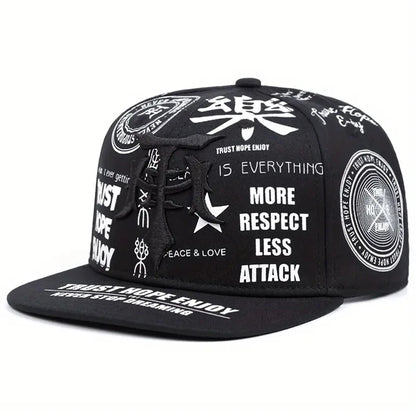 Fashionable Creative Baseball Hat T Graffiti Embroidery Street Hip Hop Hat