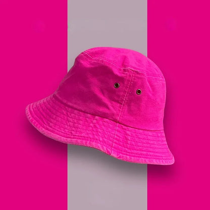 Fluorescent Bucket Hat Women All-Match Men's Caps Panama