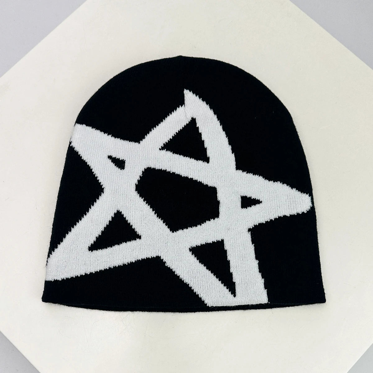 Warm Versatile Streetwear Fashion New Simple Star Hip Hop Beanies Niche Skate