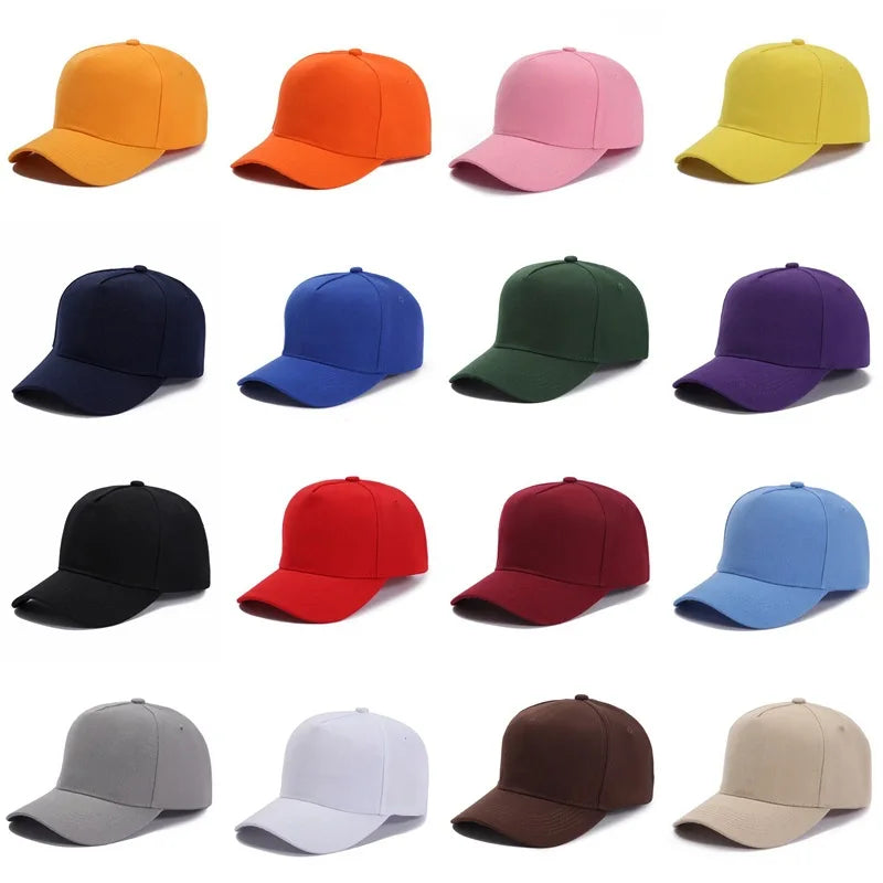 5 Panel Blank Baseball Caps For Men Women